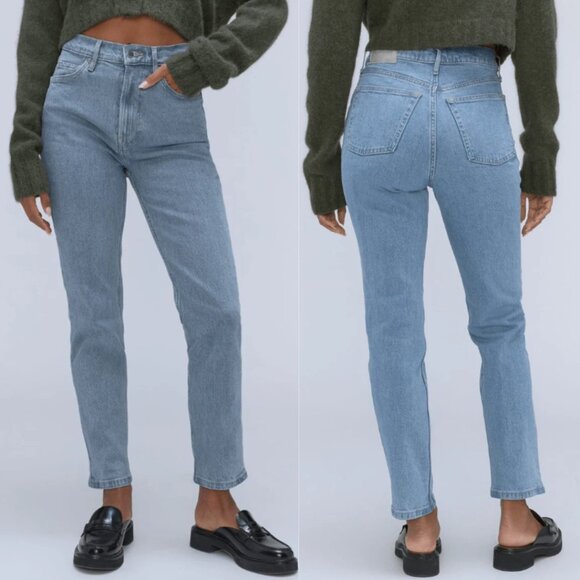 EVERLANE The Original Cheeky Jean Ankle Womens Sz 28 Organic Cotton Casual - Picture 1 of 6